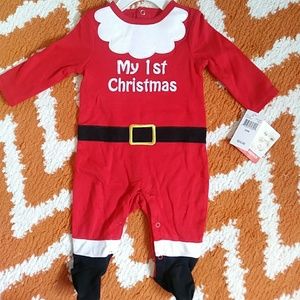 5/$10 1st Christmas Footie Pajamas NWT